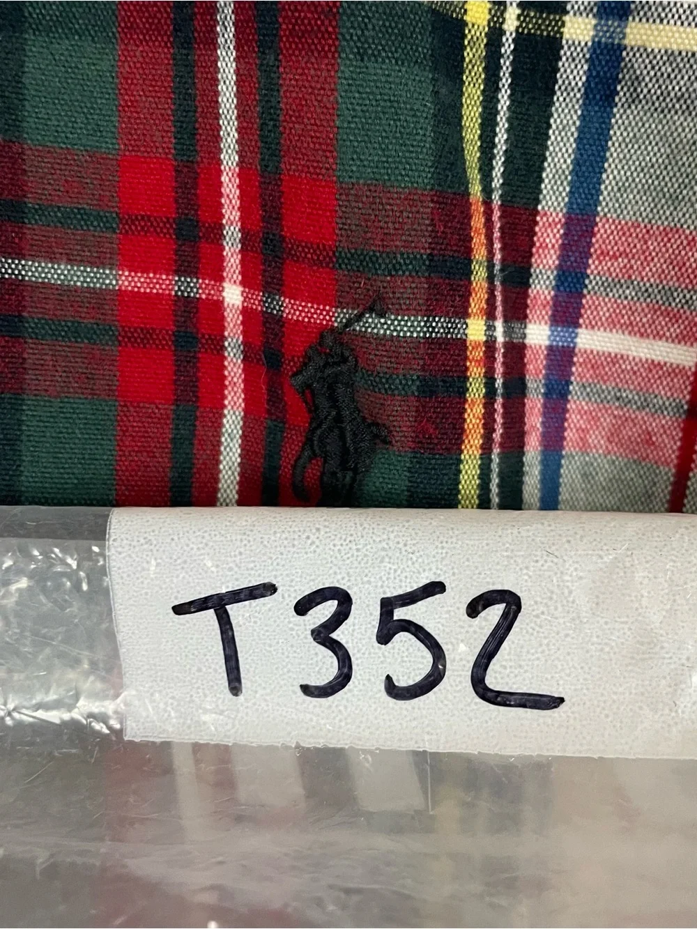 Polo Ralph Lauren Shirt XLT Red Plaid Brushed Cotton Oxford Button Up T352